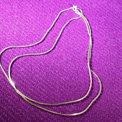 Sterling Silver Woven Necklace