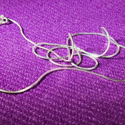 Sterling Silver Woven Necklace
