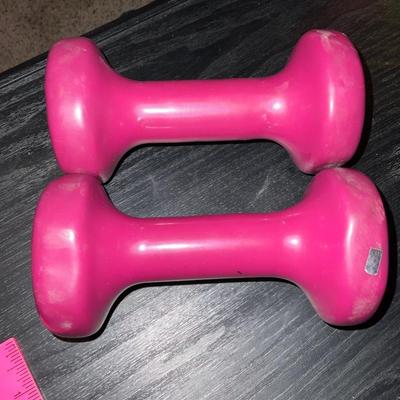 Two 3 lbs Dumbbells