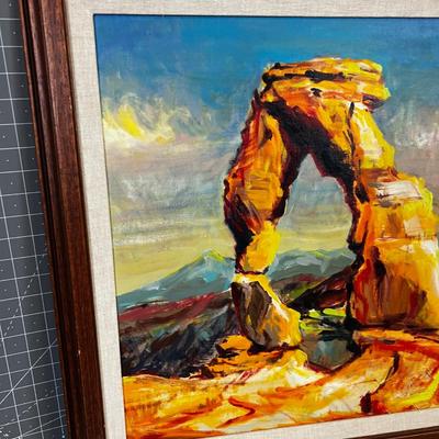 Delicate Arch, Unsigned AWESOME Oil 