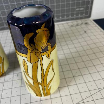 PAIR OF Iris Vases, Made in Germany