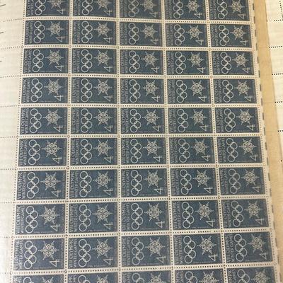 Book of Full Sheet Postage Stamps Old .04 Cent