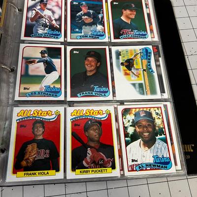 3 Ring Binder of Baseball cards from the '60's and 70's