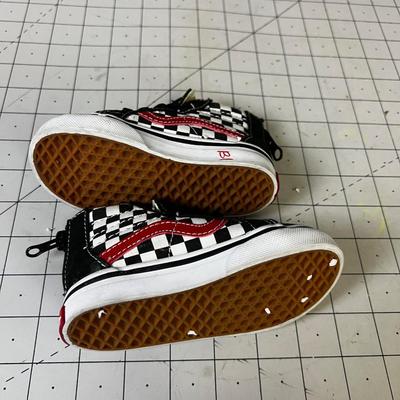 Vans High Top Toddler Shoes, Black 