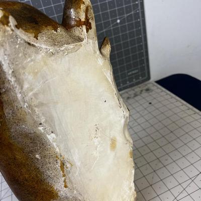 Ceramic Chalkware DEER, from Green River Wyoming 