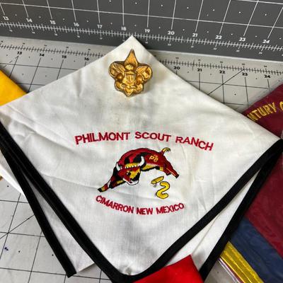 Scouting Collection of Neckerchief and Slide 