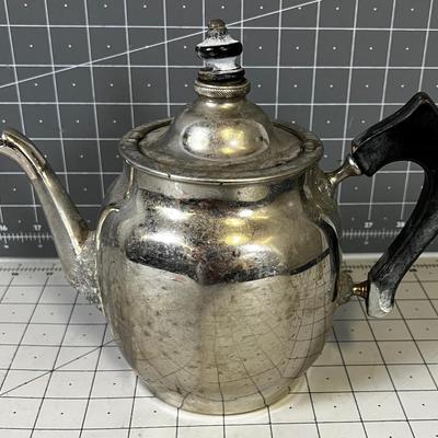 MEANS BEST Metal Antique Tea pot