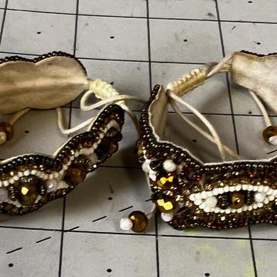 2 Beaded Vintage Bracelets 