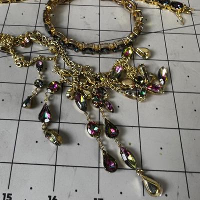 SETA Jeweled Earrings, 2 -Bracelet & Pendants 