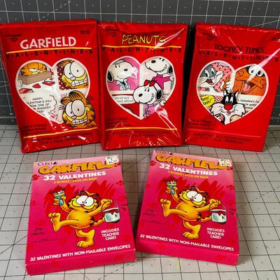 Vintage Valentines: Garfield, Loony Tunes and Peanuts 