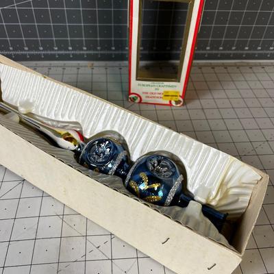 Glass VINTAGE Tree Topper 