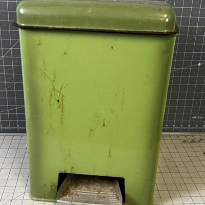 Vintage Trash Can 