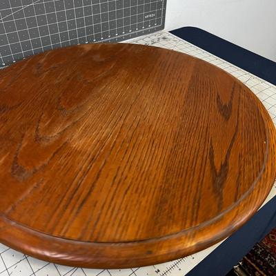 OAK Lazy Susan 24" Diameter