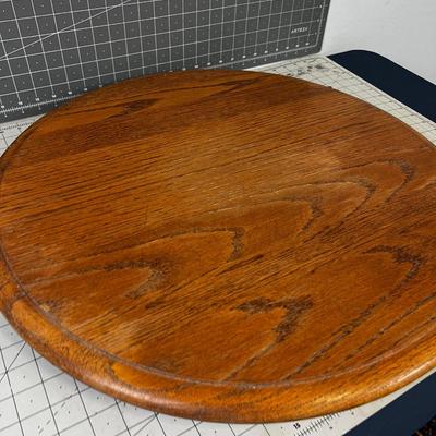 OAK Lazy Susan 24" Diameter