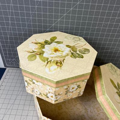 Decorative Boxes Pair