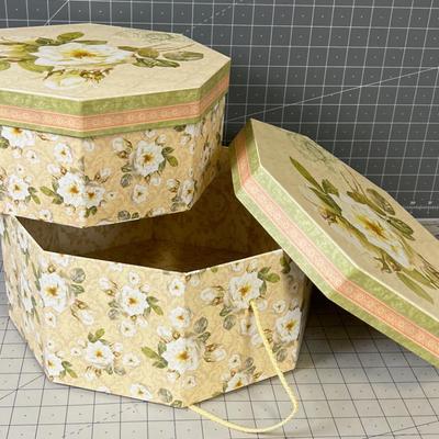 Decorative Boxes Pair