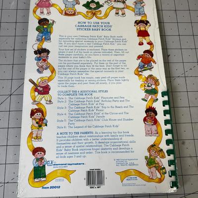 Cabbage Patch Kids, Baby Book NEW 