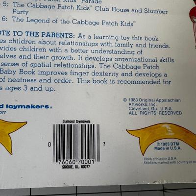 Cabbage Patch Kids, Baby Book NEW 