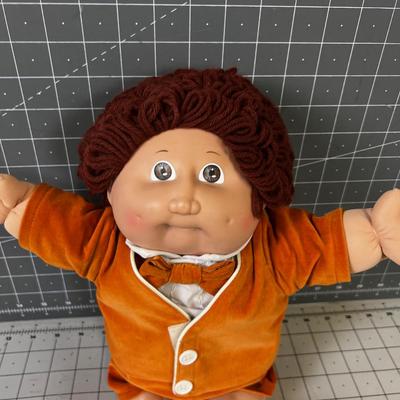 VINTAGE Cabbage Patch Kid - Orange Velvet Suite Boy