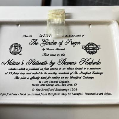 Series of Thomas Kinkade Plates - Nature's Retreat