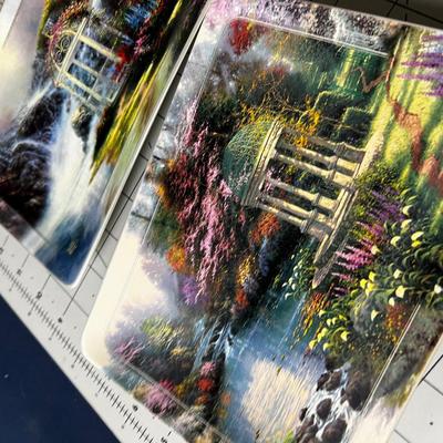 Series of Thomas Kinkade Plates - Nature's Retreat