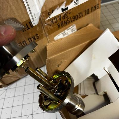 Stainless Steel Lever Door Knobs. 6 