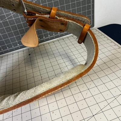 Leather Weight Belt 