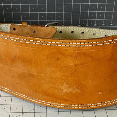 Leather Weight Belt 
