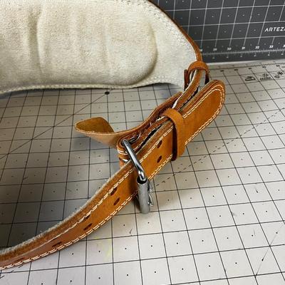 Leather Weight Belt 