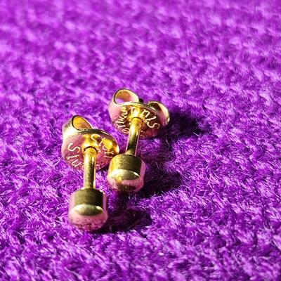 Pair of Sterling Stud Earrings