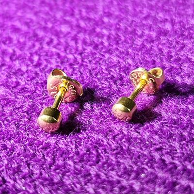 Pair of Sterling Stud Earrings
