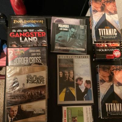 Miscellaneous VCR, DVDâ€™s.