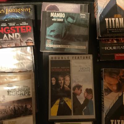 Miscellaneous VCR, DVDâ€™s.