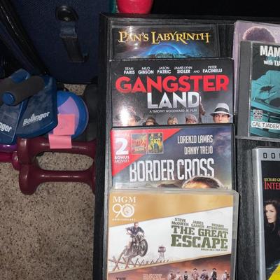 Miscellaneous VCR, DVDâ€™s.