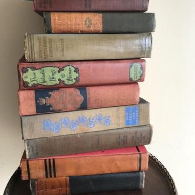 lot of vintage books