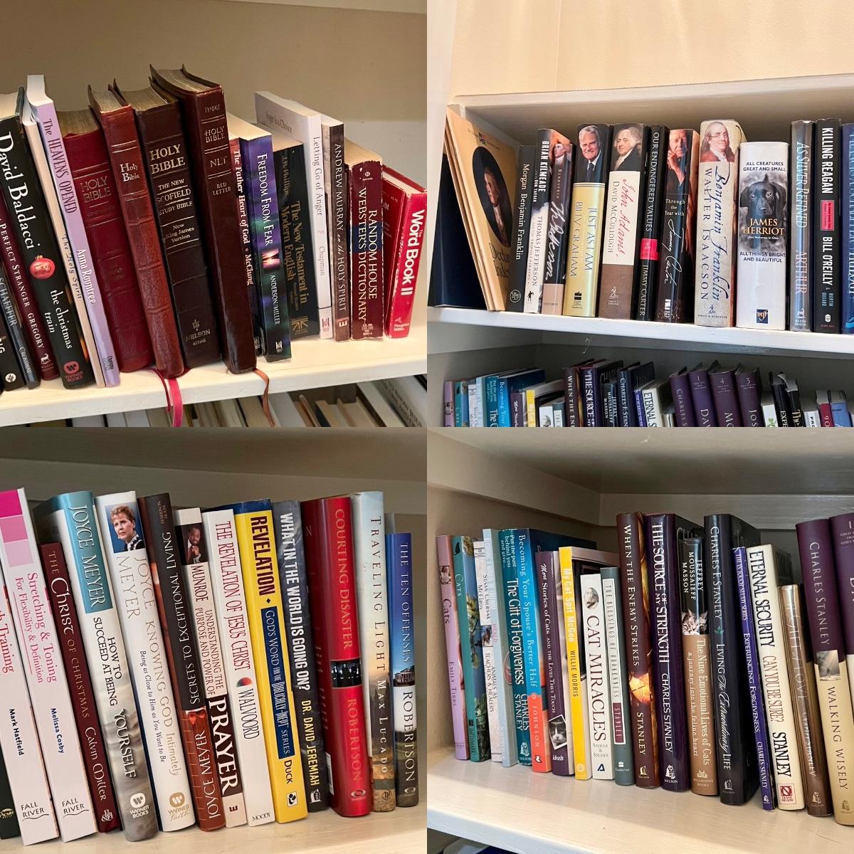 Lot of 250+ Books Christian, History, Bibles