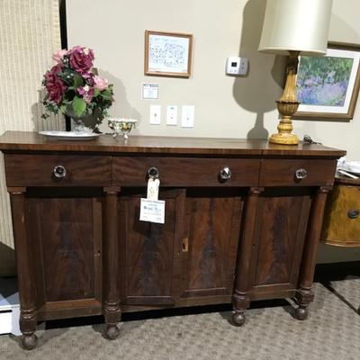 Antique Empire Buffet sideboard