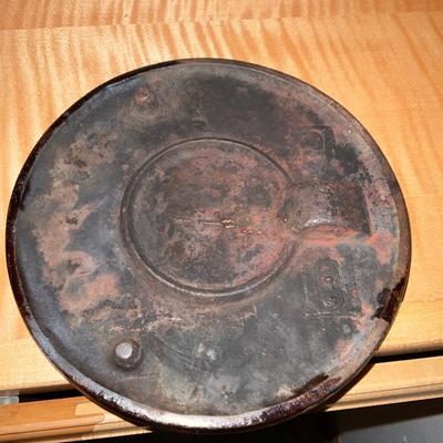 Antique wood stovetop cover