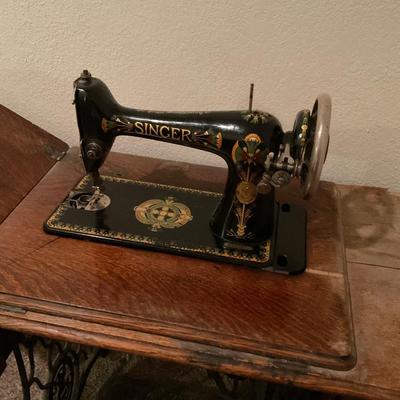 Singer sewing machine.
