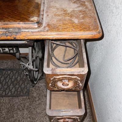 Singer sewing machine.