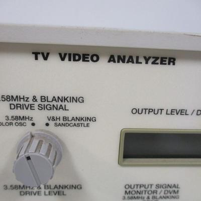 SENCORE TV Video Analyzer TVA92