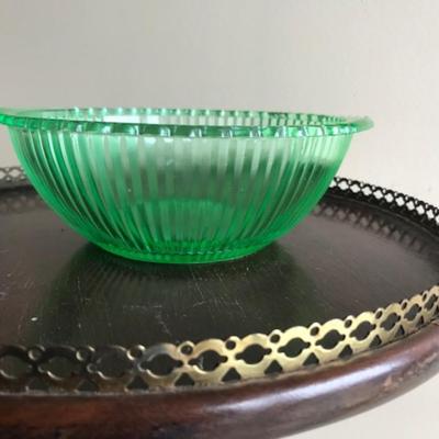 Depression glass bowl