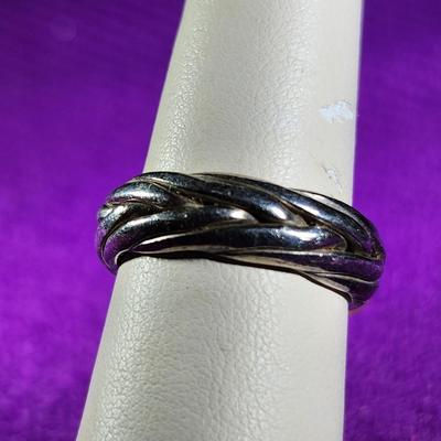 Sterling Silver Woven Ring