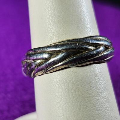 Sterling Silver Woven Ring