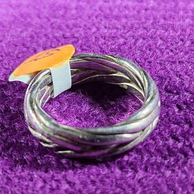 Sterling Silver Woven Ring