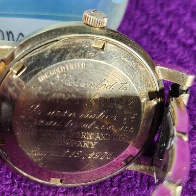 10KGF Omega Automatic Watch