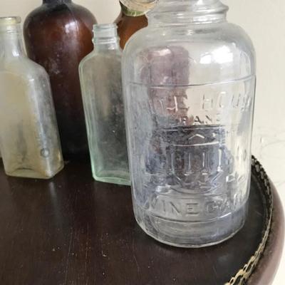 Lot of 12bvintage bottles