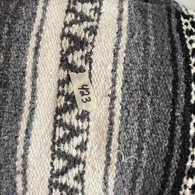 Gray Striped Blanket - Lot 423