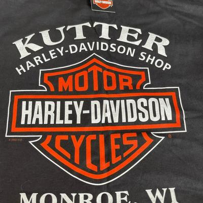 Kutter Harley Davidson Monroe, Wi T-Shirt -L - New with tags