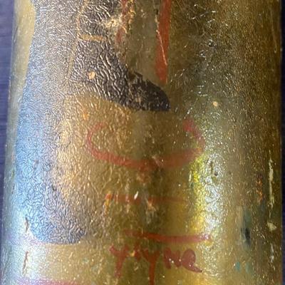 Vintage Roma Wine Bottle Signed Ylyae